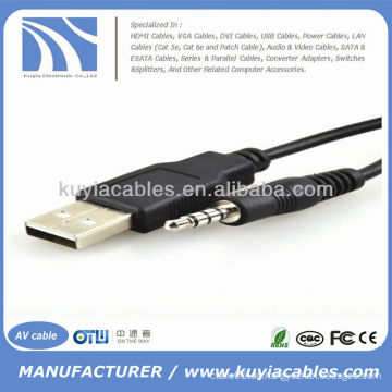 Usb zu 3.5mm stereo kabel Adapter für MP3 Mp4